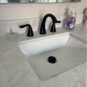 Delta Arvo Widespread Bathroom Faucet 3 Hole, 2-handle Bathroom Sink ...
